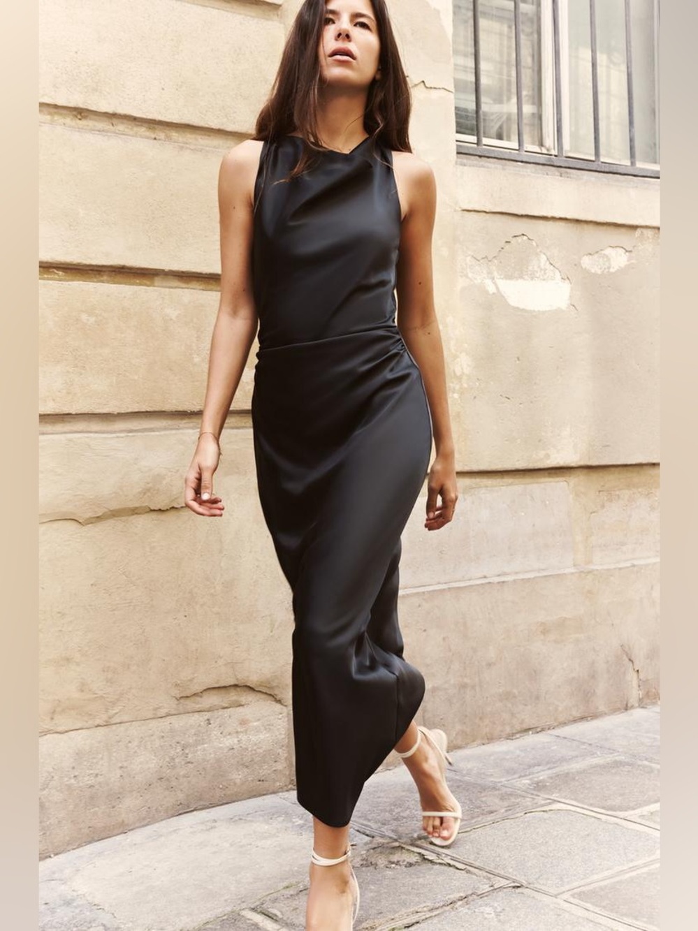 ZARA satin dress